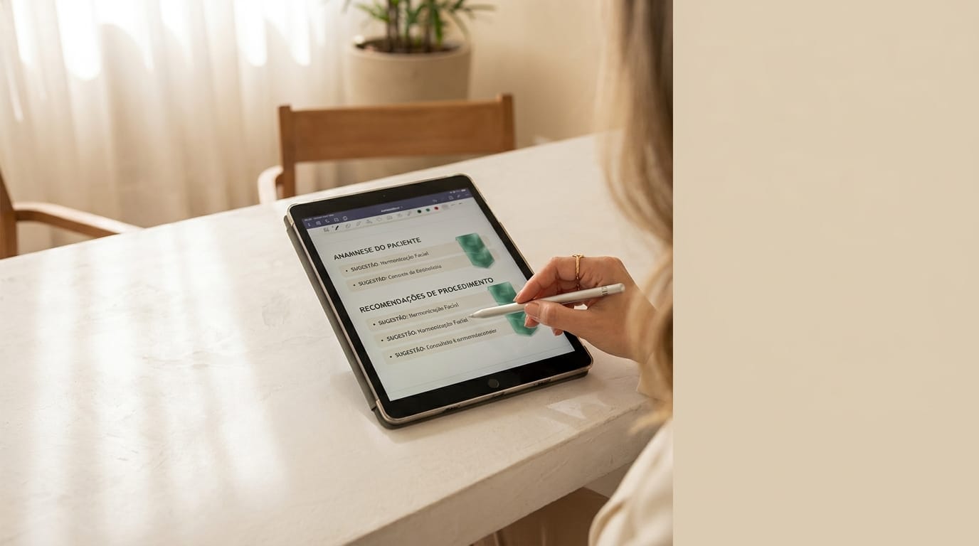 Como usar a anamnese pra sugerir procedimento adicional