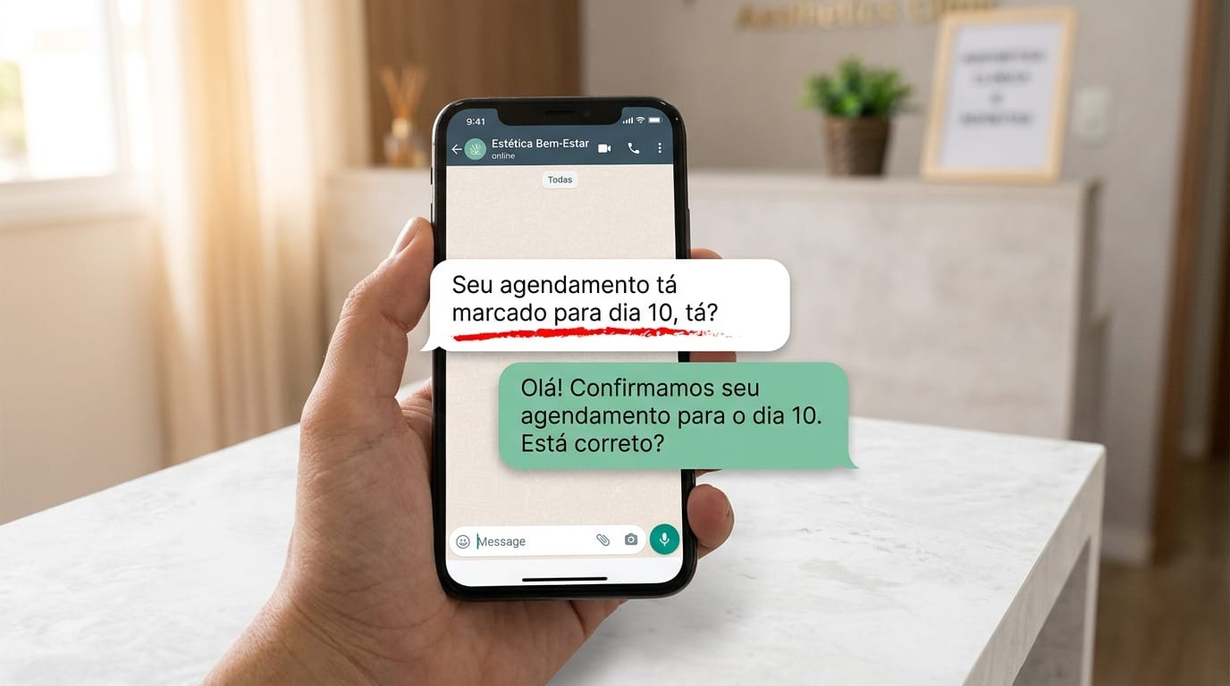 Erros que secretária comete no WhatsApp e como corrigir sem drama